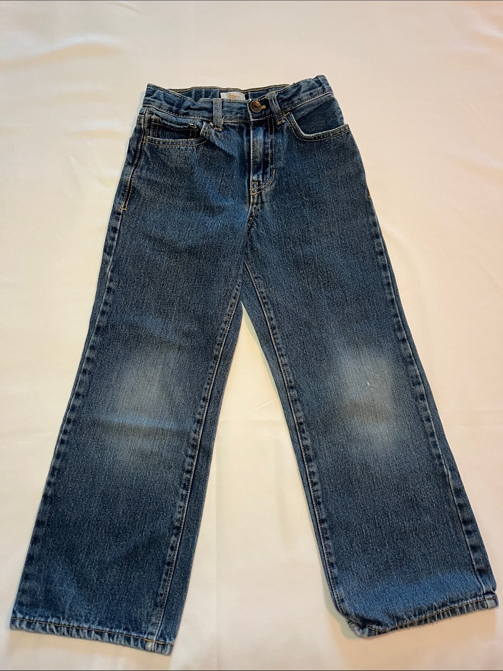 Circo Boys Classic Straight-Leg Blue Denim Jeans Adjustable Waistband